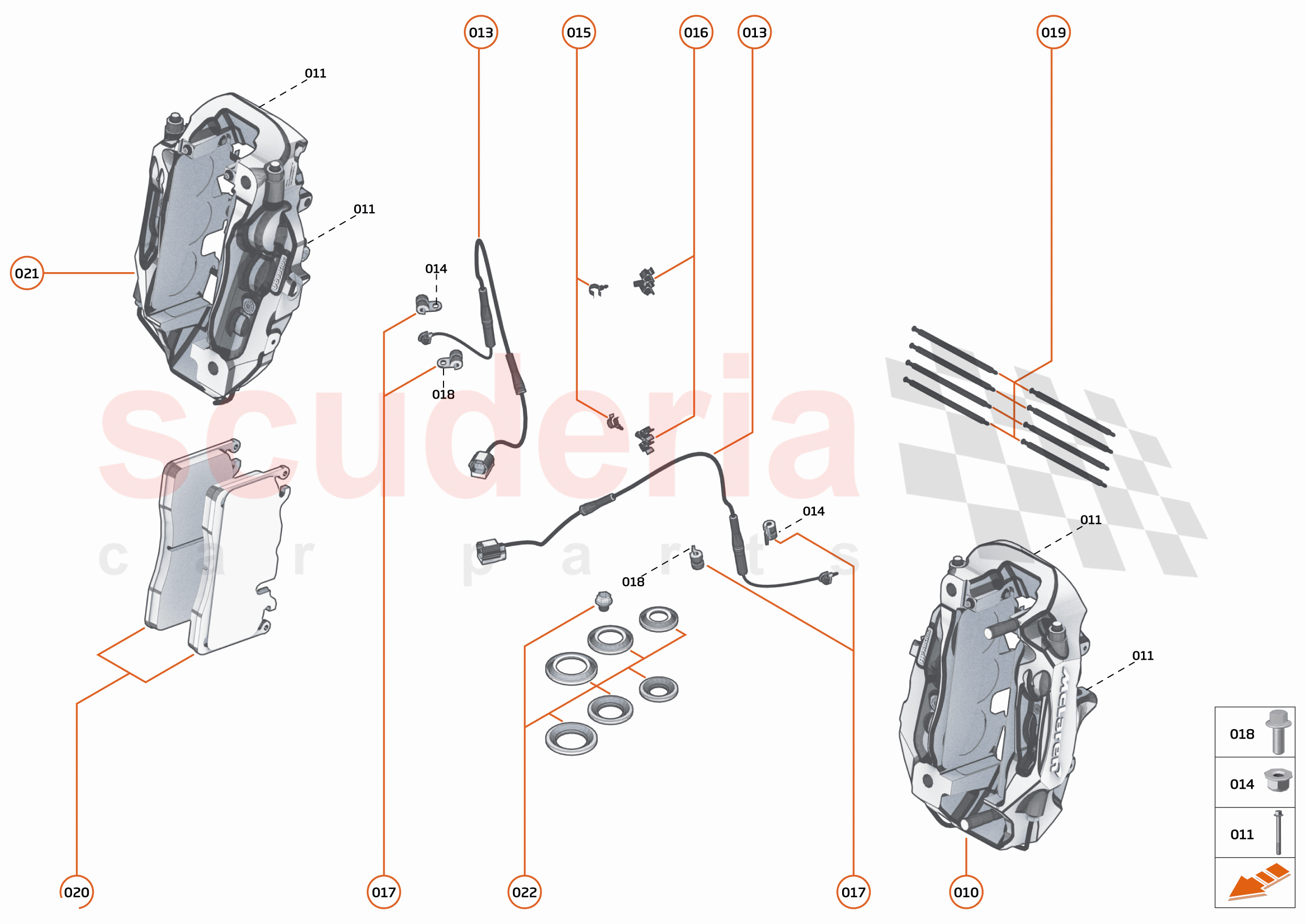 20 - BRAKES - 20.2 - BRAKE CALIPERS FRONT of McLaren McLaren Artura