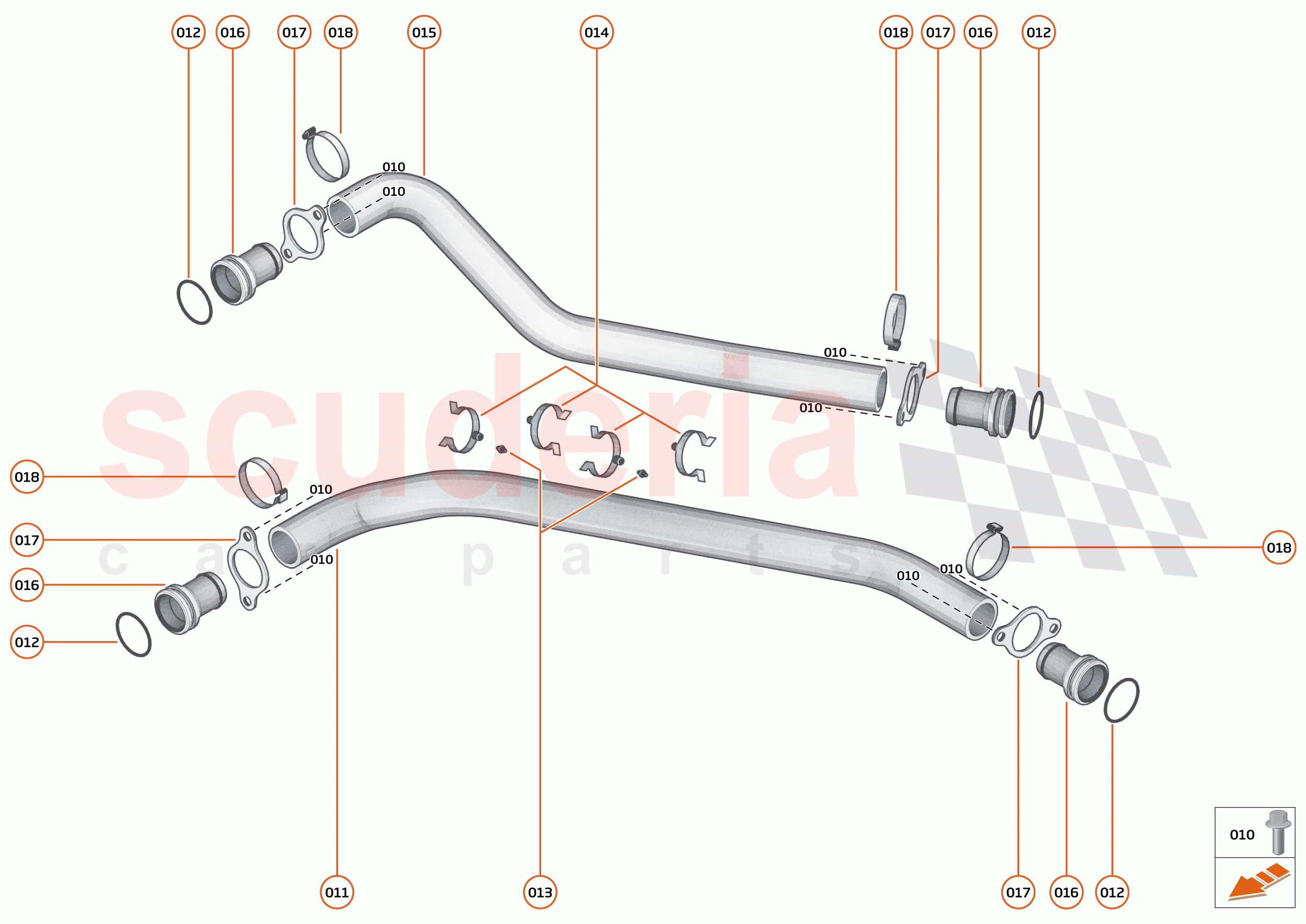 37 - ENGINE OIL SYSTEM - 37.2 - ENGINE OIL FEED & RETURN HOSES of McLaren McLaren 750S Spider