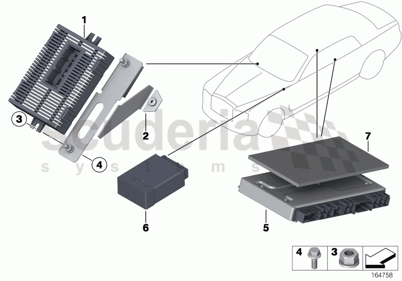 Control units / Modules of Rolls Royce Rolls Royce Phantom