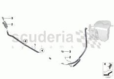 Hose lines, headlight washer system of Rolls Royce Rolls Royce Phantom Coupe