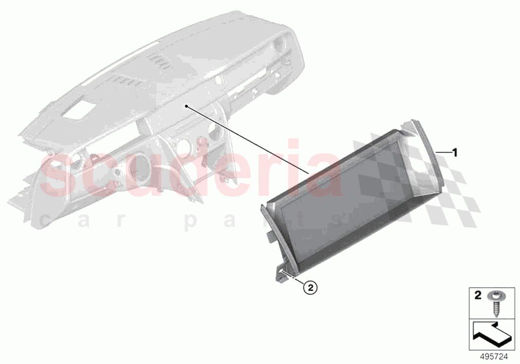 Central information display of Rolls Royce Rolls Royce Cullinan RR31(2017-2023)