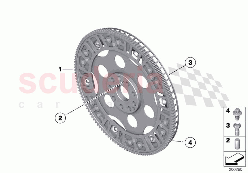 Flywheel automatic of Rolls Royce Rolls Royce Dawn RR6(2017-2023)