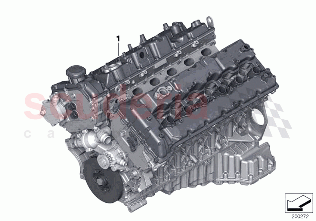 Short Engine of Rolls Royce Rolls Royce Dawn RR6(2017-2023)
