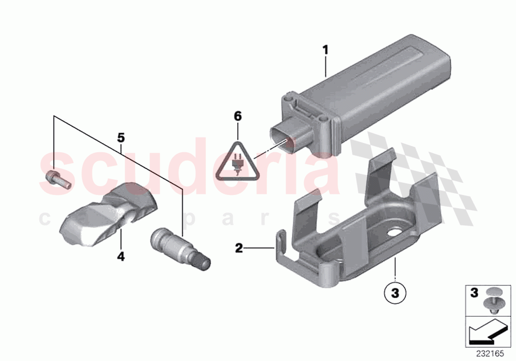 Tire pressure control RDC ctrl unit of Rolls Royce Rolls Royce Dawn RR6(2017-2023)