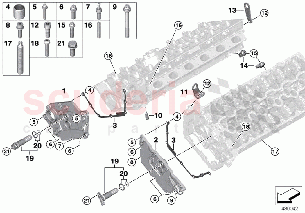 Cylinder head attached parts of Rolls Royce Rolls Royce Ghost Extended RR22(2019-2023)
