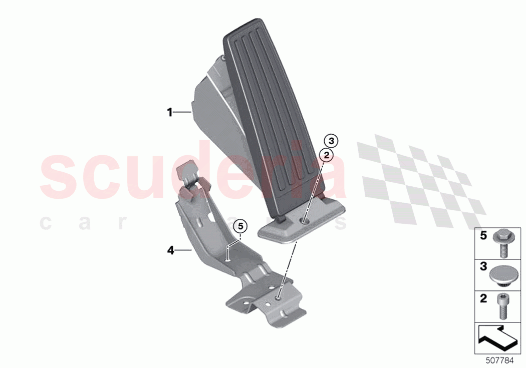 Acceleration accelerator pedal module of Rolls Royce Rolls Royce Ghost Extended RR22(2019-2023)