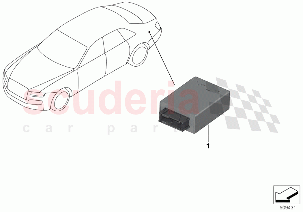 Light module Spirit of Ecstasy of Rolls Royce Rolls Royce Ghost Extended RR22(2019-2023)