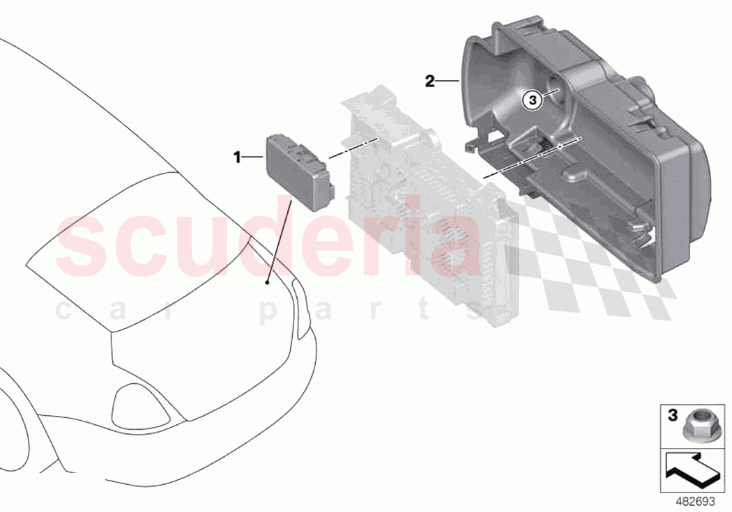 Power distribution box LIN module of Rolls Royce Rolls Royce Ghost Extended RR22(2019-2023)