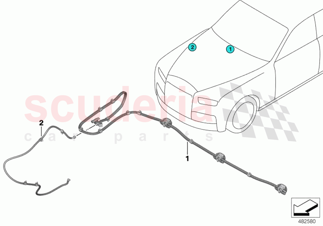 Windshield cleaning system of Rolls Royce Rolls Royce Ghost Extended RR22(2019-2023)