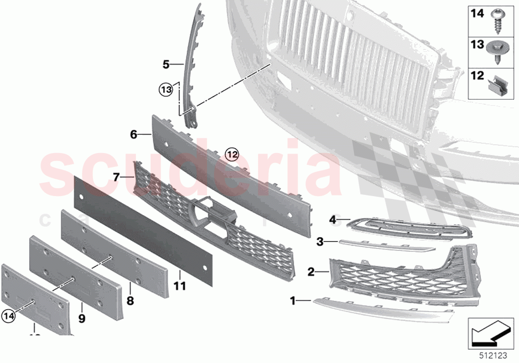 Trim panel trim elements front of Rolls Royce Rolls Royce Ghost Extended RR22(2019-2023)