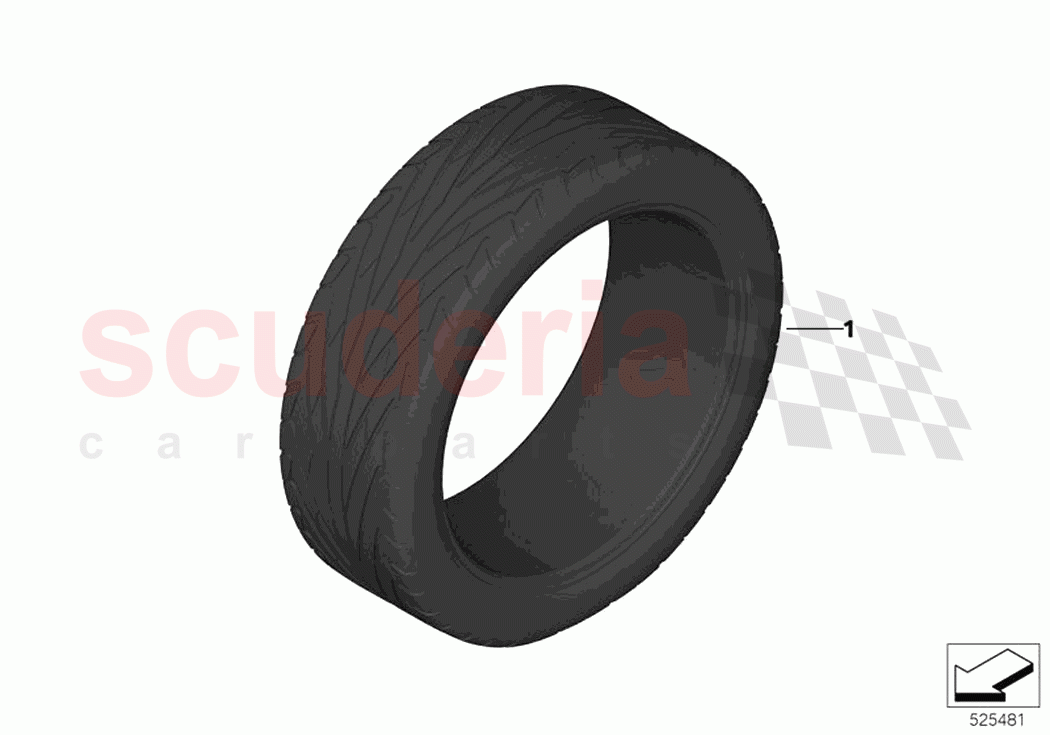 Pinstripe Tyres of Rolls Royce Rolls Royce Ghost RR21(2019-2023)