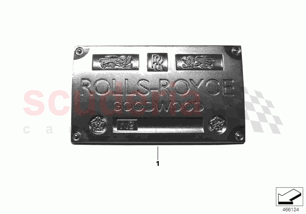 Vin Plate Bespoke of Rolls Royce Rolls Royce Ghost RR4(2017-2019)