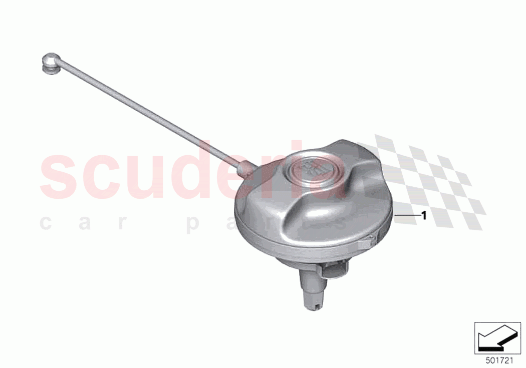 Metal Fuel Filler Cap Retrofit of Rolls Royce Rolls Royce Ghost RR4(2017-2019)