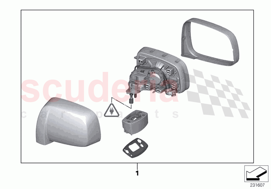 Retrofit smaller mirrors of Rolls Royce Rolls Royce Ghost RR4(2017-2019)