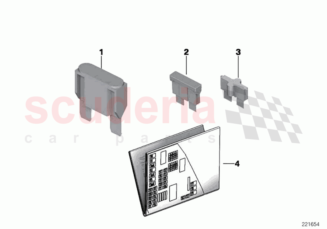 Single components for fuse housing of Rolls Royce Rolls Royce Ghost RR4(2017-2019)