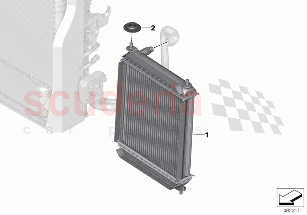 Additional cooler wheel arch of Rolls Royce Rolls Royce Phantom Extended RR12(2017-2023)