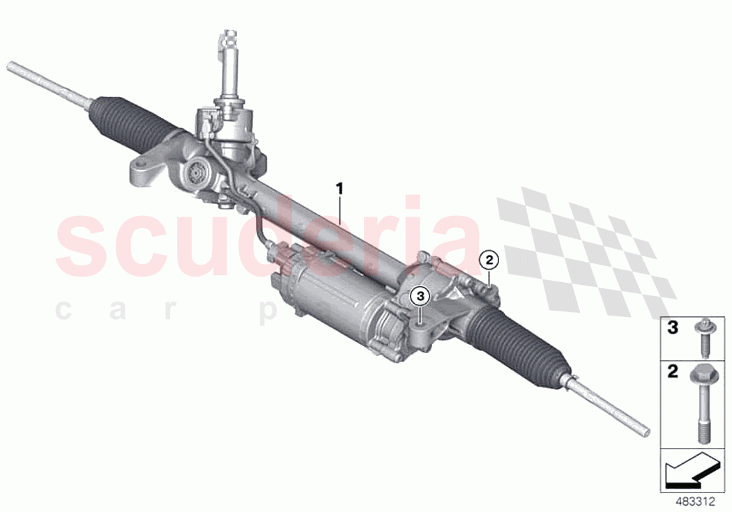 Electrical steering of Rolls Royce Rolls Royce Phantom Extended RR12(2017-2023)
