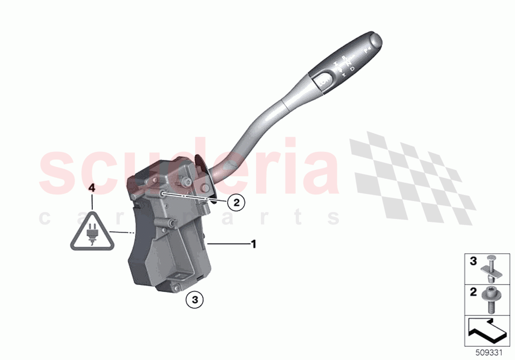 Gear selector switch of Rolls Royce Rolls Royce Phantom Extended RR12(2017-2023)