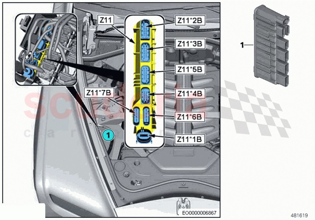 Integrated supply module of Rolls Royce Rolls Royce Phantom Extended RR12(2017-2023)