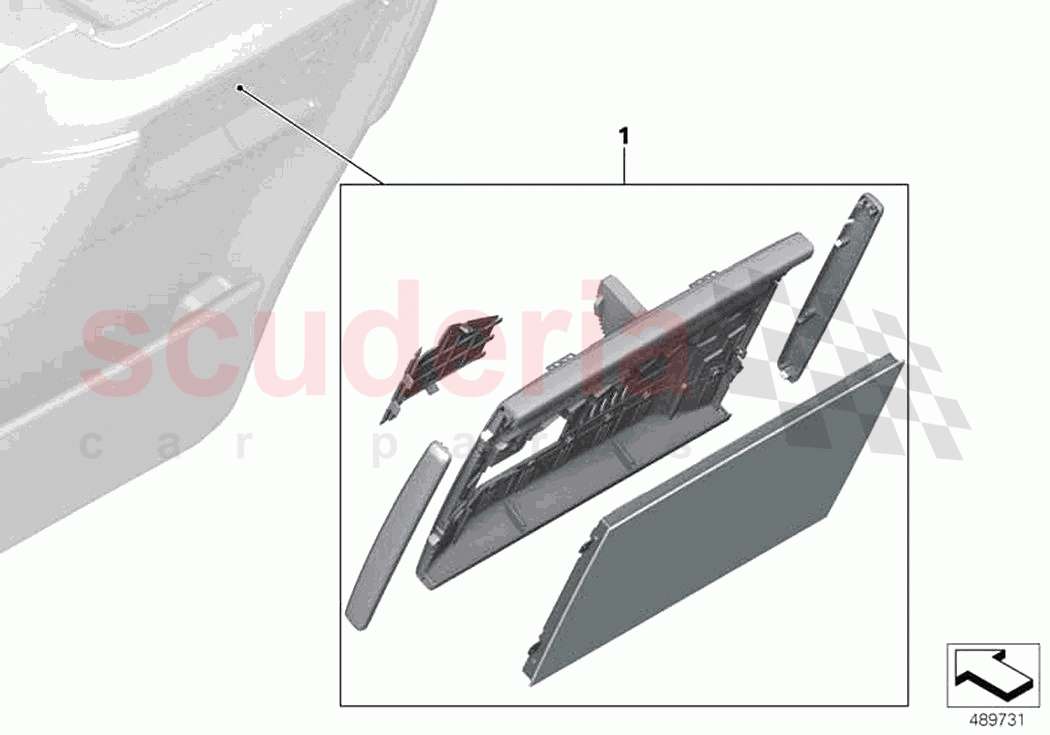 Monitor backrest of Rolls Royce Rolls Royce Phantom RR11(2017-2023)