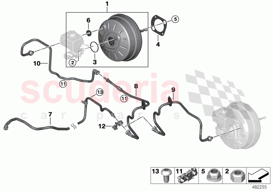 Power brake unit depression of Rolls Royce Rolls Royce Phantom RR11(2017-2023)