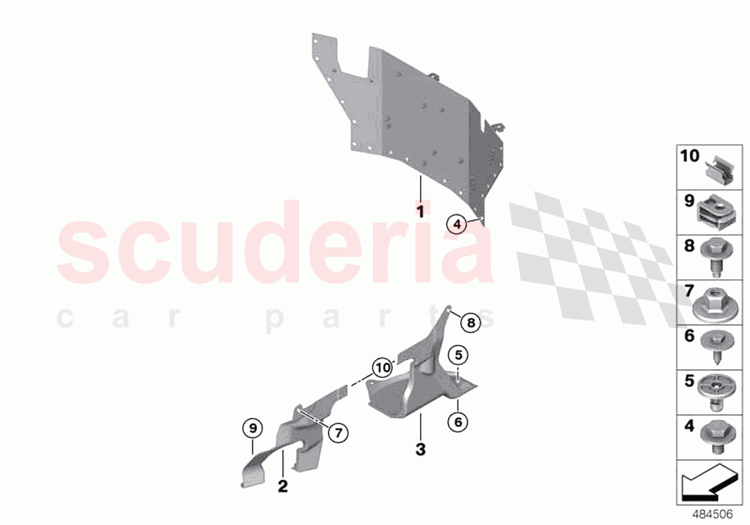 Mounting parts engine compartment of Rolls Royce Rolls Royce Phantom RR11(2017-2023)