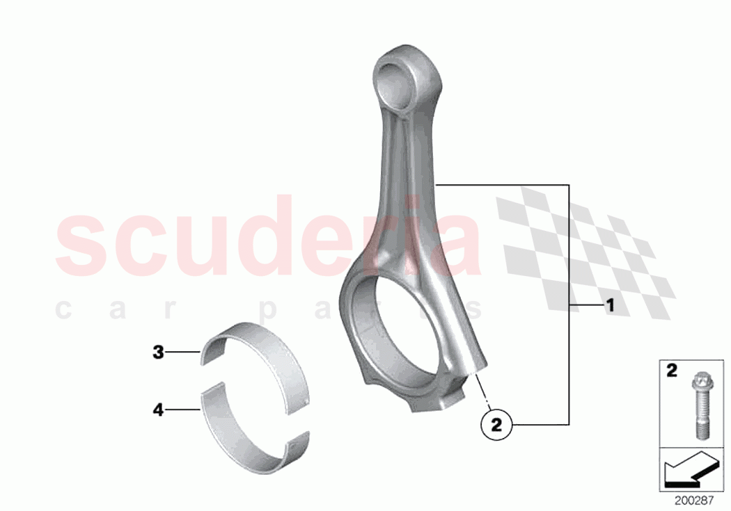 Crankshaft Connecting Rod of Rolls Royce Rolls Royce Wraith RR5(2017-2023)