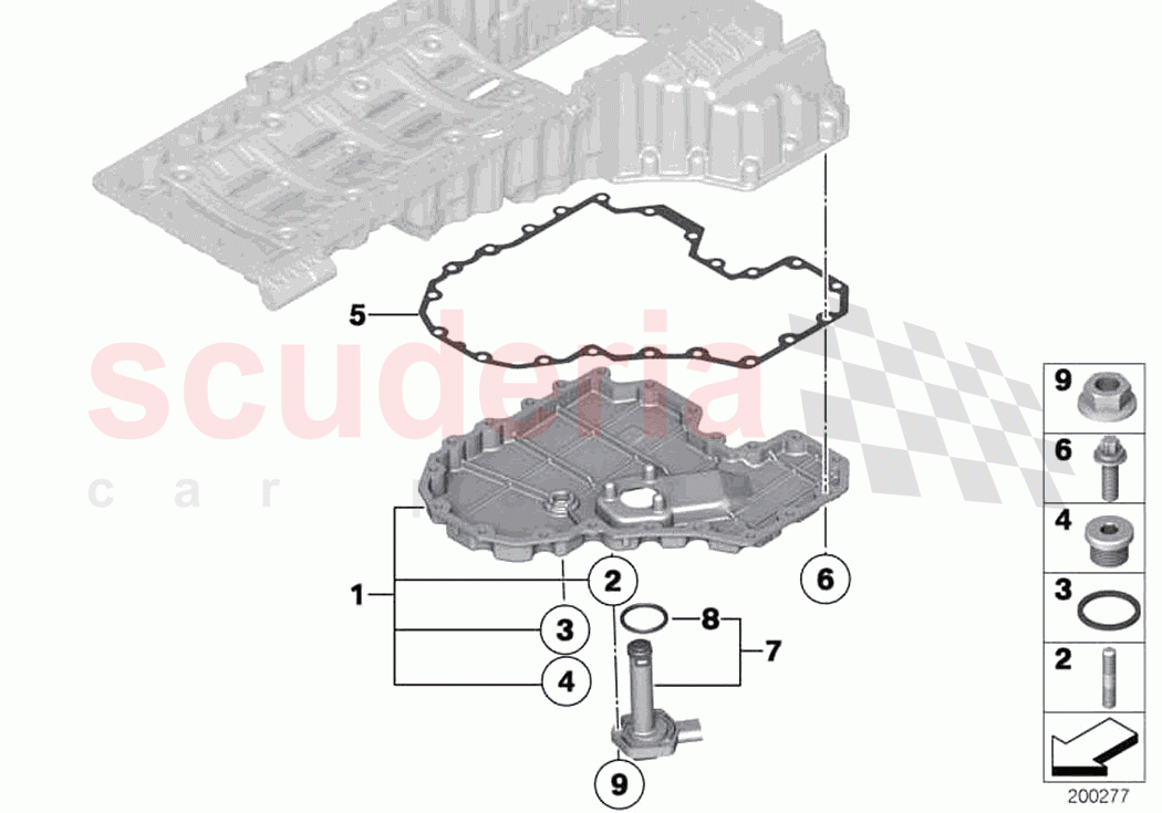 Oil pan bottom part oil level indicator of Rolls Royce Rolls Royce Wraith RR5(2017-2023)