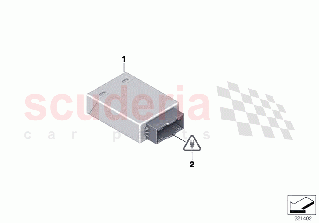 Control unit servotronic of Rolls Royce Rolls Royce Wraith RR5(2017-2023)