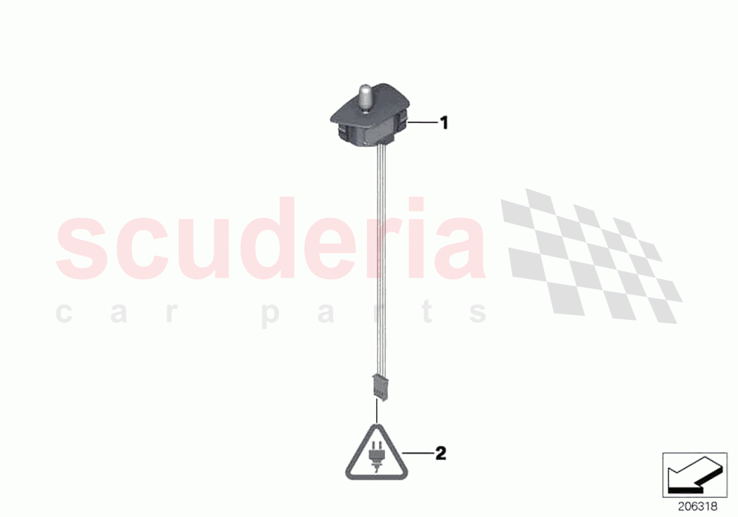 Steering column switch of Rolls Royce Rolls Royce Wraith RR5(2017-2023)