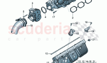 Intake manifold Throttle valve