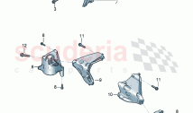 Engine brackets engine mounting