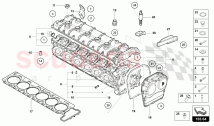 CYLINDER HEAD WITH STUDS AND CENTERING SLEEVES (1030400)