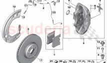 Front wheel brake