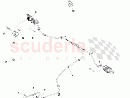 Photo of PARKING BRAKE CABLE AND CONDUIT 6G33 2853…