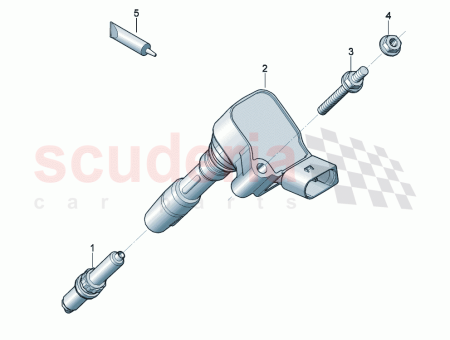 Photo of ignition coil with spark plug connector additionally to…