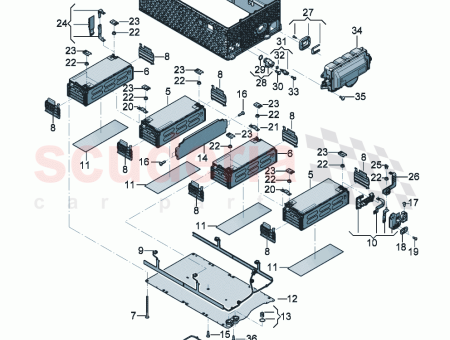 Photo of Hexagon flange nut with flange…