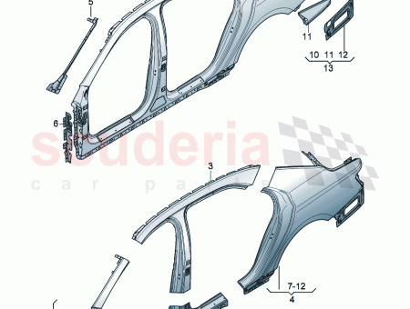 Photo of Sectional part side panel Sill…