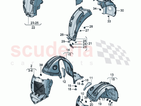 Photo of Wheel housing liner D 09 10 2022…