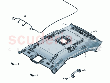 Photo of moulded headlining leather D 11 12 2023 3SE…