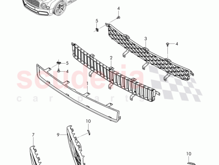 Photo of GRILLE 3Y0 807 668…
