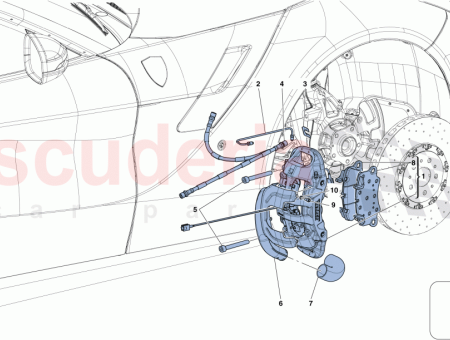 Photo of LH FRONT CALLIPER HOUSING COVER…