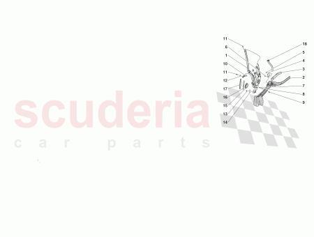 Photo of LH QUARTERLIGHT WINDOW LIFT MECHANISM MOUNTING BRACKET…