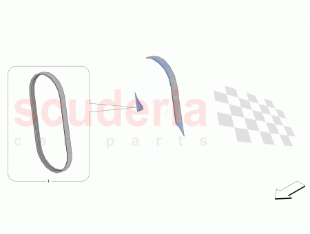 Photo of ELASTIC WATER PUMP DRIVE BELT…