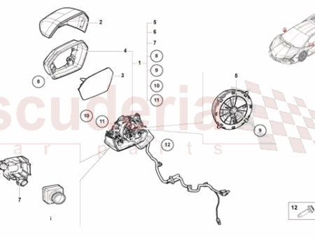 Photo of EXTERIOR MIRROR FRAME CONVEX…