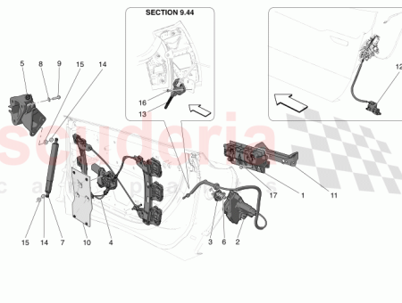 Photo of LH HANDLE DOOR INSIDE RELEASE…