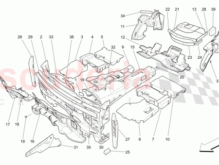Photo of LH FRONT SUPPORTING BRACKET…