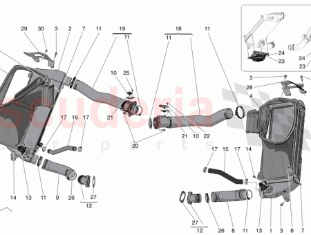 Photo of RH AIR INTAKE SLEEVE ASSEMBLY…