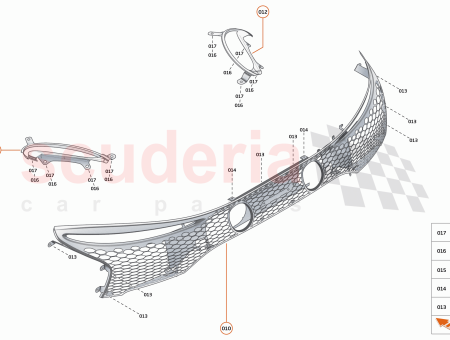 Photo of GRILLE BUMPER RR…