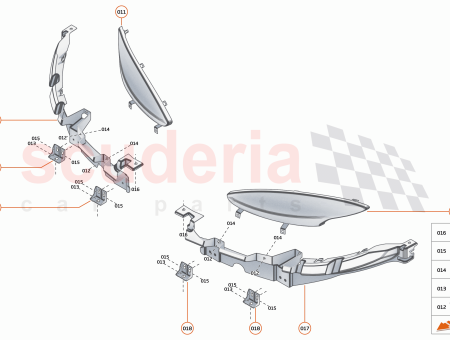 Photo of REAR GRILLE LH…
